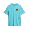Camiseta con estampado de cofre de postales de viaje