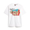Camiseta con estampado de postal de viaje