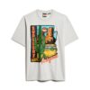 Camiseta con estampado de postal de viaje