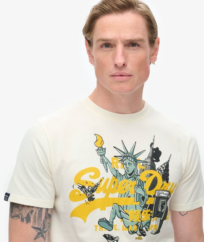 Camiseta con estampado gráfico de Nueva York Camiseta con estampado gráfico de Nueva York