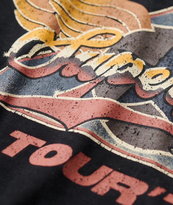 Camiseta con estampado gráfico de rock de los 70 Camiseta con estampado gráfico de rock de los 70