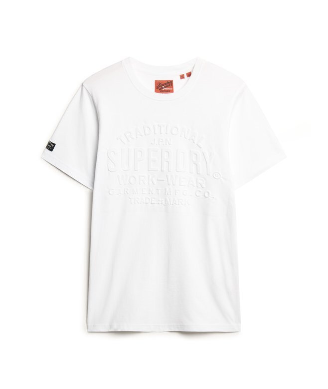 Camiseta con gráfico de logotipo en relieve Camiseta con gráfico de logotipo en relieve