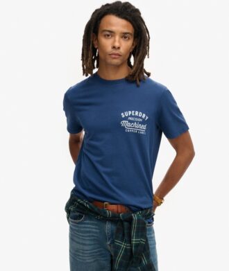 Camiseta con gráfico en el pecho de Copper Label
