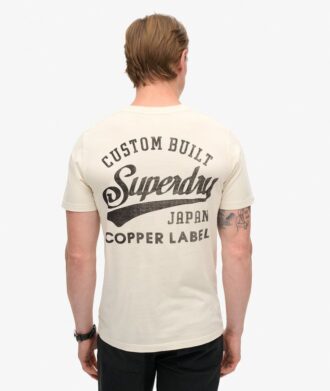Camiseta con gráfico en el pecho de Copper Label