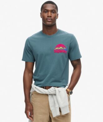 Camiseta con gráfico en el pecho «Great Outdoor»