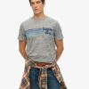 Camiseta con logo a rayas Terrain Camiseta con logo a rayas Terrain