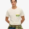 Camiseta con logotipo a rayas Cali Camiseta con logotipo a rayas Cali