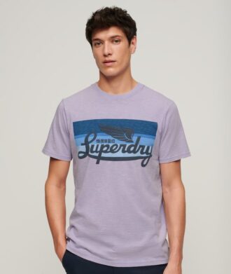 Camiseta con logotipo a rayas Cali