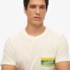 Camiseta con logotipo a rayas Cali Camiseta con logotipo a rayas Cali