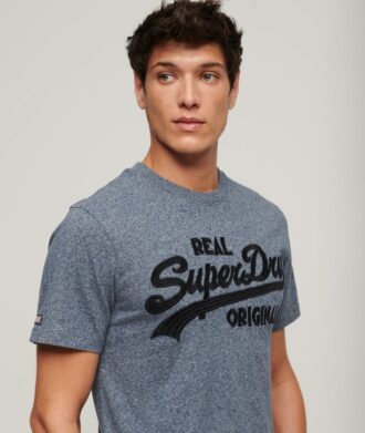 Camiseta con logotipo Vintage bordado