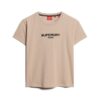 Camiseta corta ajustada con logo Sport Luxe Camiseta corta ajustada con logo Sport Luxe