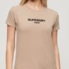 Camiseta corta ajustada con logo Sport Luxe Camiseta corta ajustada con logo Sport Luxe