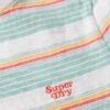 Camiseta corta de rayas Vintage Camiseta corta de rayas Vintage