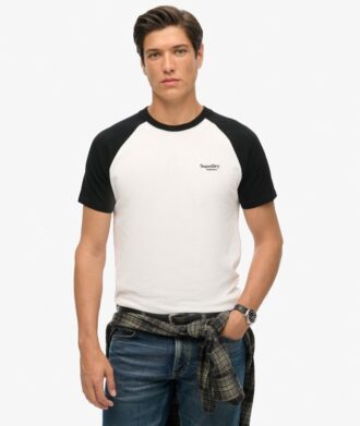 Camiseta de béisbol con logotipo Essential de Organic Cotton