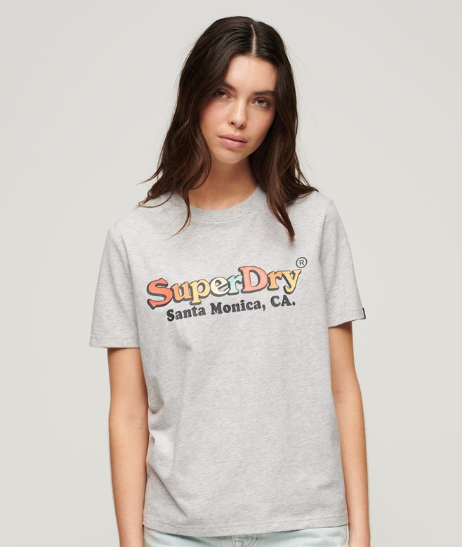 Camiseta de corte holgado con logotipo arcoíris
