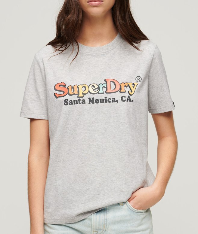 Camiseta de corte holgado con logotipo arcoíris