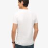 Camiseta de cuello en V con logotipo bordado de Organic Cotton