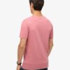 Camiseta de manga corta con cuello en V y efecto slub en los pantalones cortos