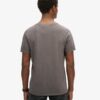 Camiseta de manga corta con cuello en V y efecto slub en los pantalones cortos