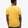 Camiseta de manga corta con cuello en V y efecto slub en los pantalones cortos