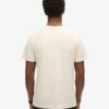 Camiseta de manga corta con cuello en V y efecto slub en los pantalones cortos