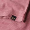 Camiseta de manga corta con cuello en V y efecto slub en los pantalones cortos
