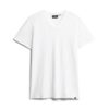 Camiseta de manga corta con cuello en V y efecto slub en los pantalones cortos