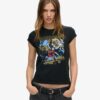 Camiseta de manga corta de Iron Maiden x Superdry Gorra Camiseta de manga corta de Iron Maiden x Superdry Gorra
