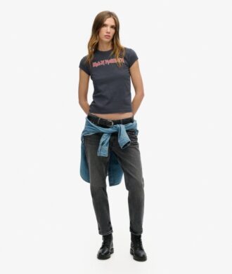 Camiseta de manga corta de Iron Maiden x Superdry Gorra