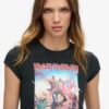 Camiseta de manga corta de Iron Maiden x Superdry Gorra Camiseta de manga corta de Iron Maiden x Superdry Gorra