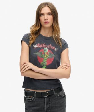 Camiseta de manga corta Motley Crue x Superdry