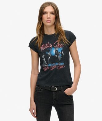 Camiseta de manga corta Motley Crue x Superdry
