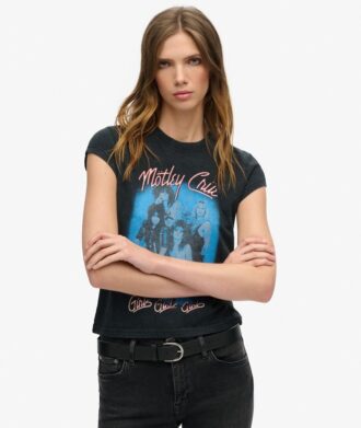 Camiseta de manga corta Motley Crue x Superdry