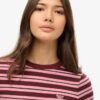 Camiseta de manga larga a rayas