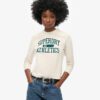 Camiseta de manga larga ajustada con cuello redondo Athletic Essentials