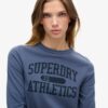 Camiseta de manga larga ajustada con cuello redondo Athletic Essentials