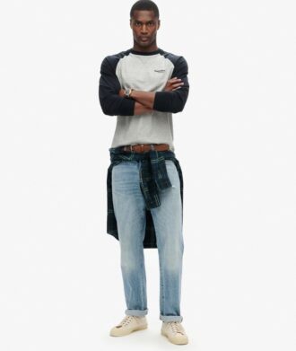 Camiseta de manga larga con logo Essential