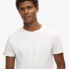 Camiseta de pantalón corto con cuello redondo y tejido slub