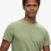 Camiseta de pantalón corto con cuello redondo y tejido slub