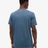 Camiseta de pantalón corto con cuello redondo y tejido slub