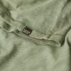 Camiseta de pantalón corto con cuello redondo y tejido slub