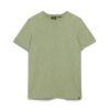 Camiseta de pantalón corto con cuello redondo y tejido slub