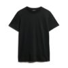 Camiseta de pantalón corto con cuello redondo y tejido slub