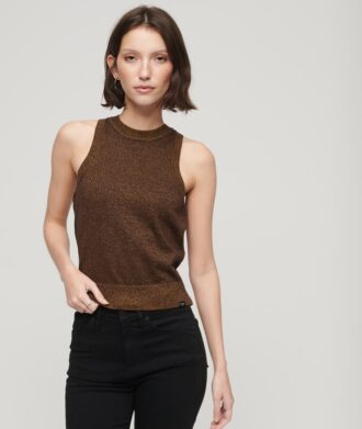Camiseta de punto de cuello redondo de merino