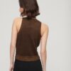 Camiseta de punto de cuello redondo de merino