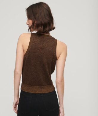 Camiseta de punto de cuello redondo de merino
