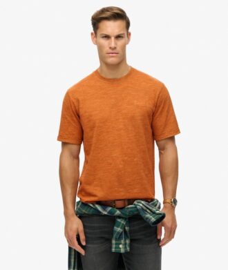 Camiseta de punto jaspeado sobreteñida