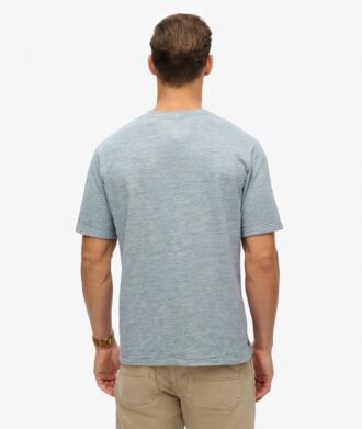 Camiseta de punto jaspeado sobreteñida