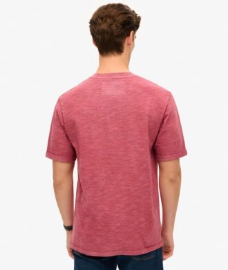 Camiseta de punto jaspeado sobreteñida