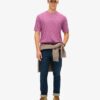 Camiseta de punto jaspeado sobreteñida Camiseta de punto jaspeado sobreteñida